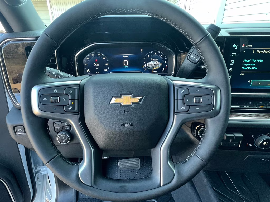 2025 Summit White Chevrolet Silverado LT 4X4 Truck
