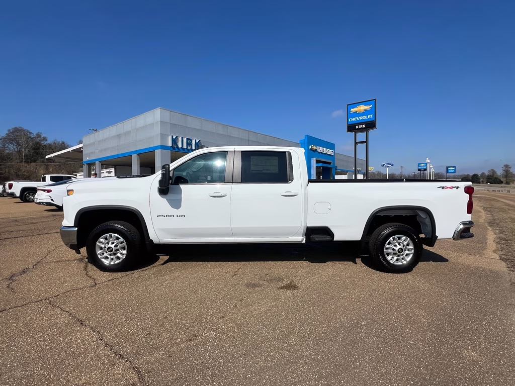 2025 Summit White Chevrolet Silverado LT 4X4 Truck