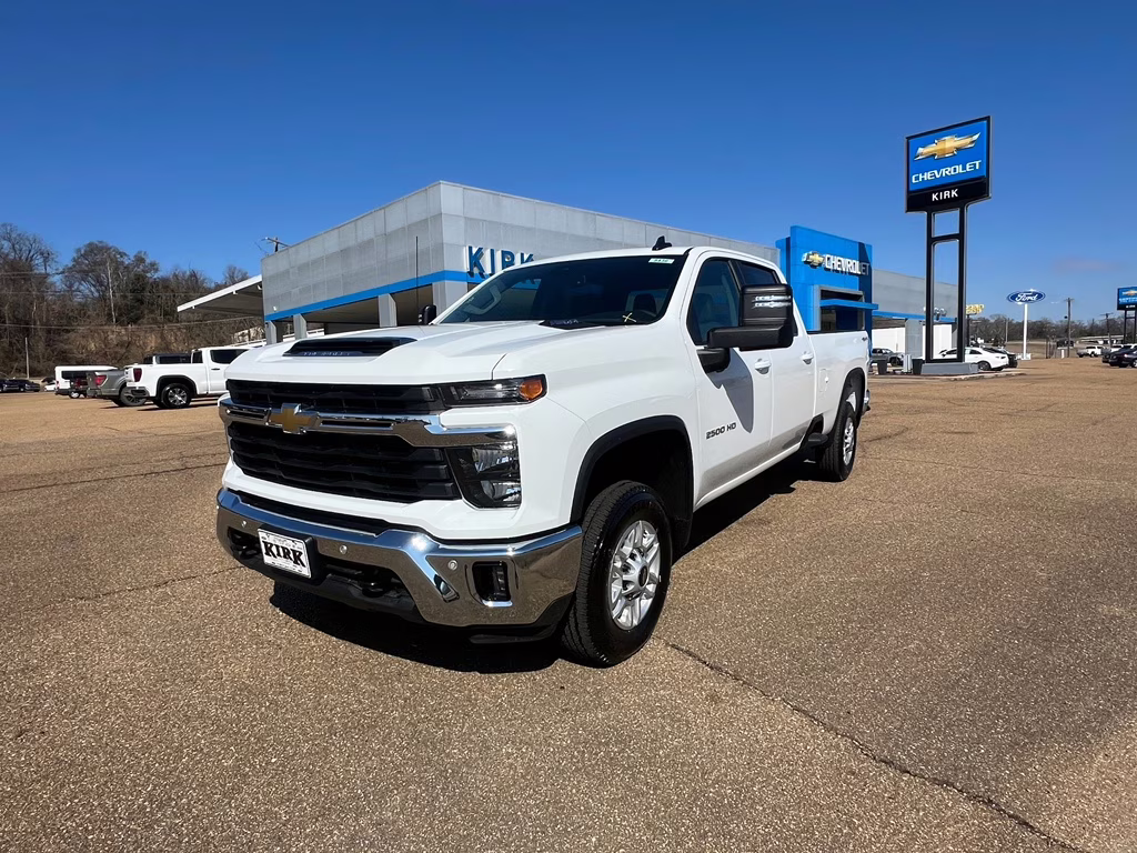 2025 Summit White Chevrolet Silverado LT 4X4 Truck