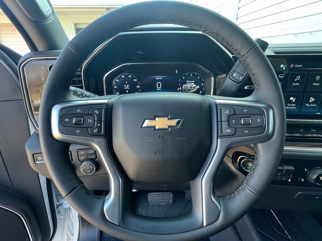 2025 Summit White Chevrolet Silverado LT 4X4 Truck