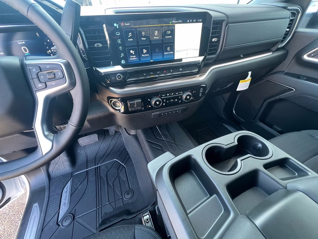 2025 Summit White Chevrolet Silverado LT 4X4 Truck