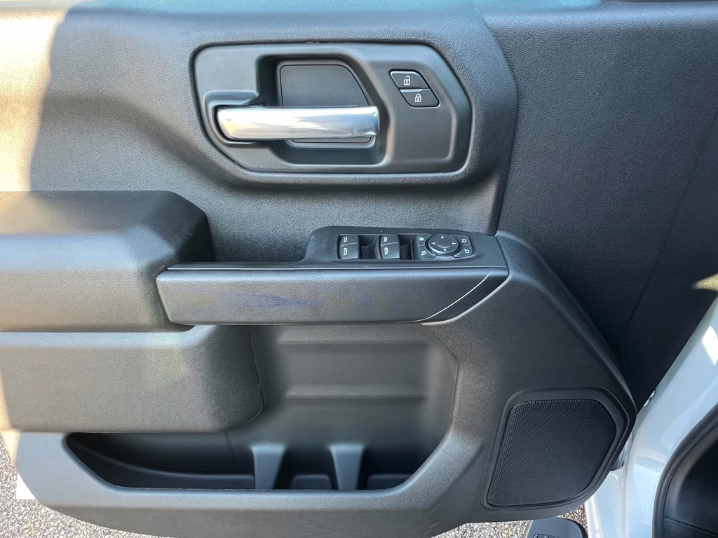 2025 Summit White Chevrolet Silverado Custom RWD Truck