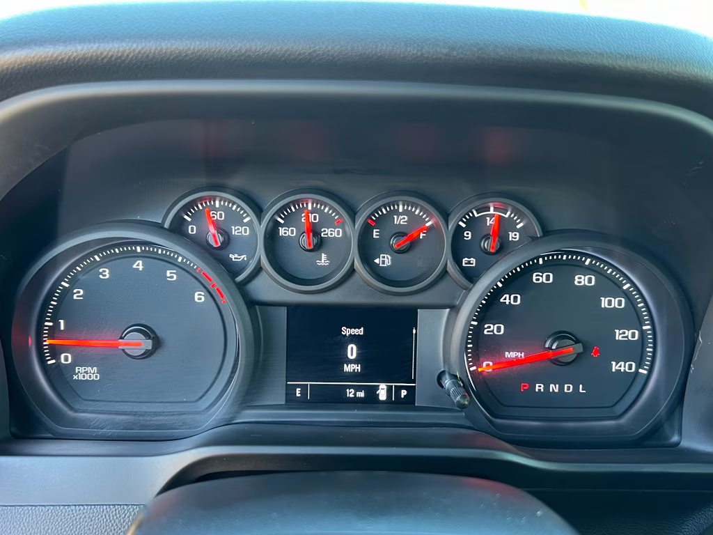 2025 Summit White Chevrolet Silverado Custom RWD Truck