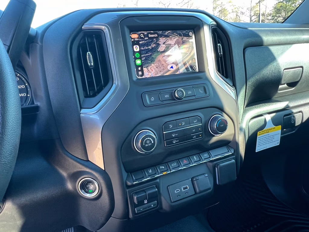 2025 Summit White Chevrolet Silverado Custom RWD Truck
