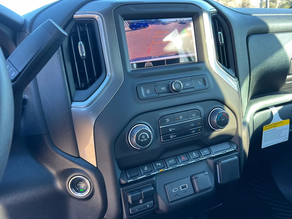 2025 Summit White Chevrolet Silverado Custom RWD Truck