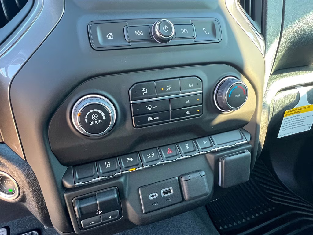 2025 Summit White Chevrolet Silverado Custom RWD Truck