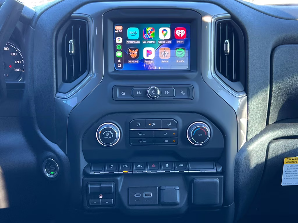 2025 Summit White Chevrolet Silverado Custom RWD Truck