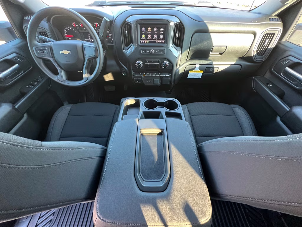 2025 Summit White Chevrolet Silverado Custom RWD Truck