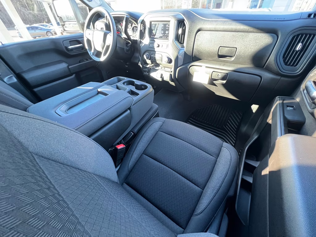 2025 Summit White Chevrolet Silverado Custom RWD Truck