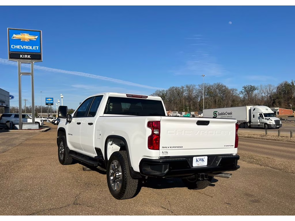 2025 Summit White Chevrolet Silverado Custom RWD Truck