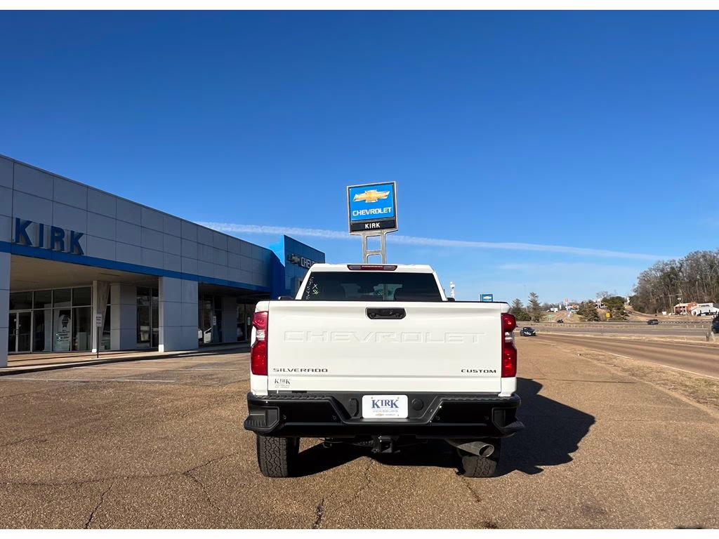 2025 Summit White Chevrolet Silverado Custom RWD Truck