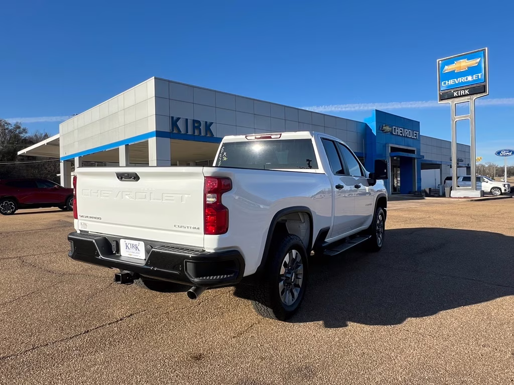 2025 Summit White Chevrolet Silverado Custom RWD Truck
