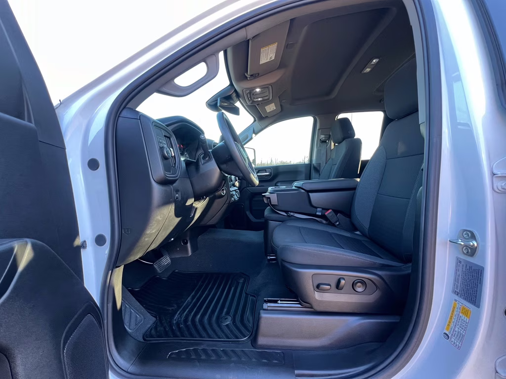 2025 Summit White Chevrolet Silverado Custom RWD Truck