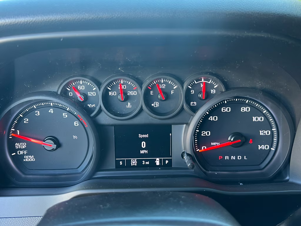 2026 Summit White Chevrolet Silverado Custom 4X4 Truck