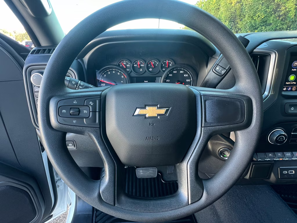 2026 Summit White Chevrolet Silverado Custom 4X4 Truck