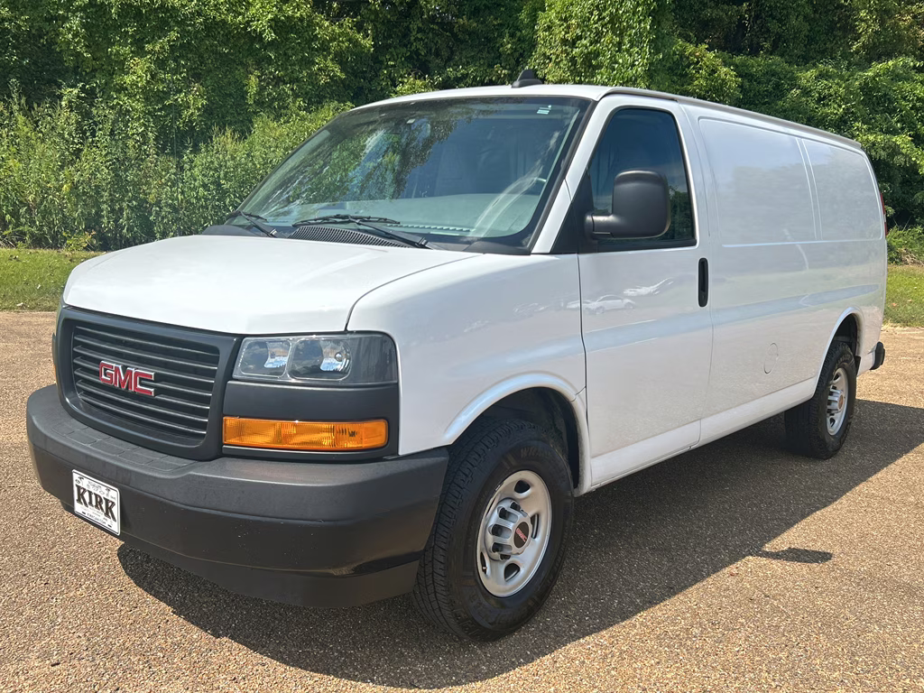 2023 Summit White GMC Savana Work Van RWD Van