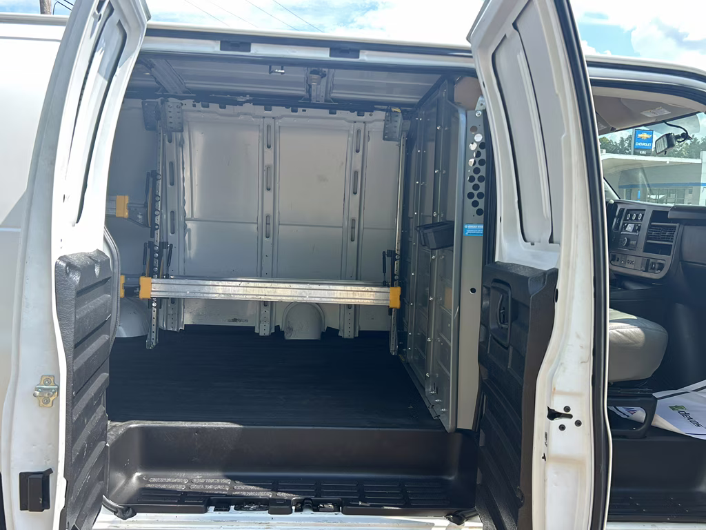 2023 Summit White GMC Savana Work Van RWD Van
