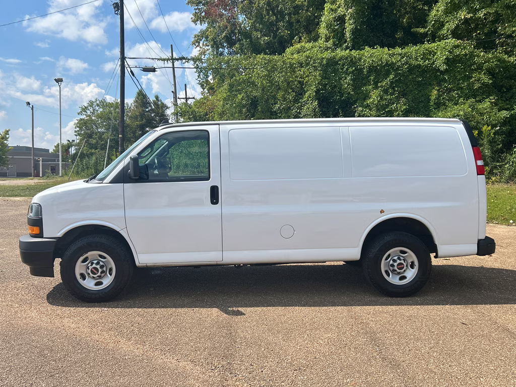 2023 Summit White GMC Savana Work Van RWD Van