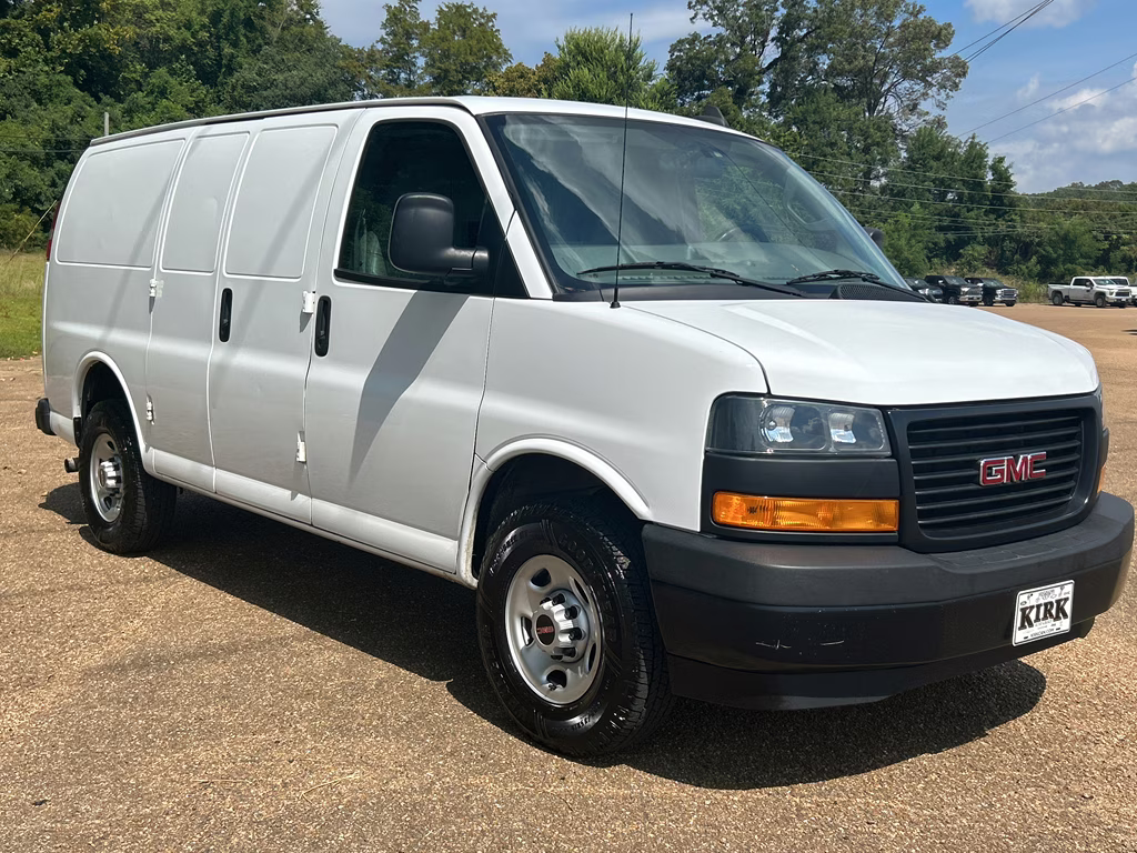 2023 Summit White GMC Savana Work Van RWD Van