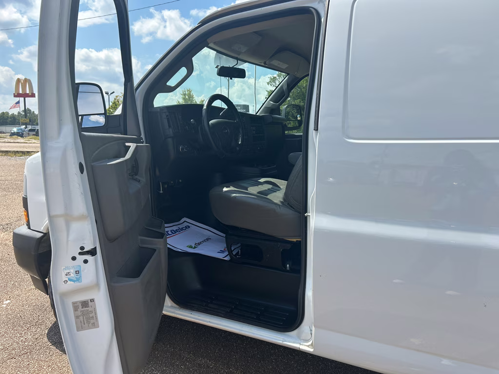 2023 Summit White GMC Savana Work Van RWD Van