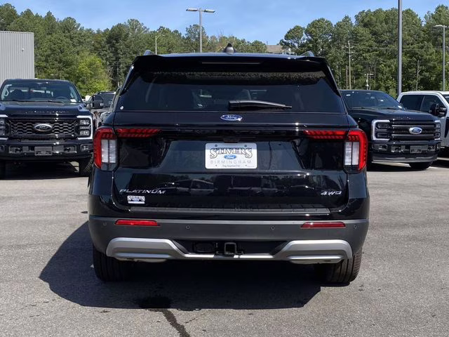 2026 Black Metallic Ford Explorer Platinum 4X4 SUV