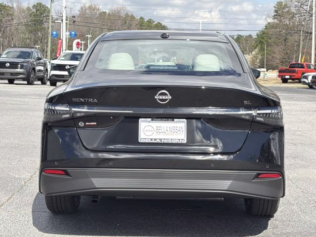 2026 Super Black Nissan Sentra SL FWD Sedan