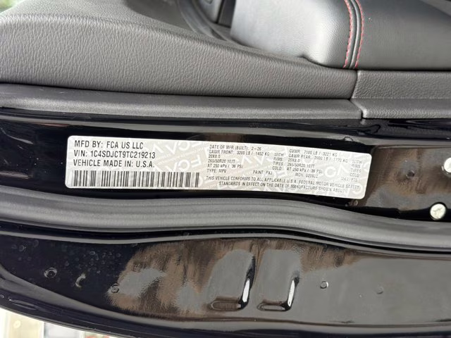 2026 DB Black Clearcoat Dodge Durango GT HEMI V8 AWD SUV