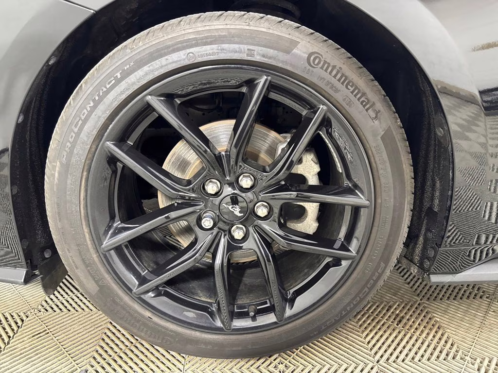 2025 Shadow Black Ford Mustang EcoBoost Premium RWD Coupe