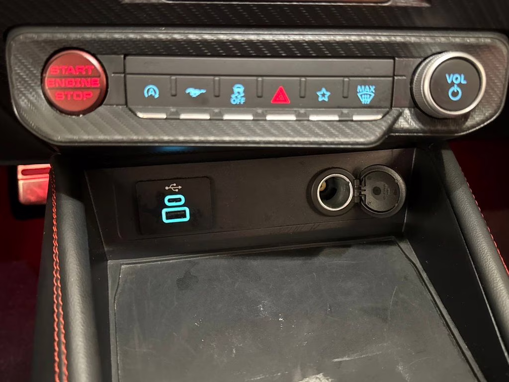 2025 Shadow Black Ford Mustang EcoBoost Premium RWD Coupe