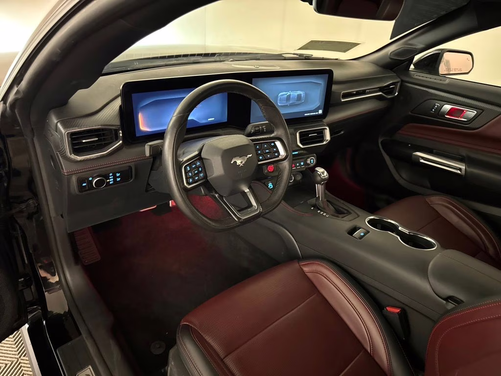 2025 Shadow Black Ford Mustang EcoBoost Premium RWD Coupe