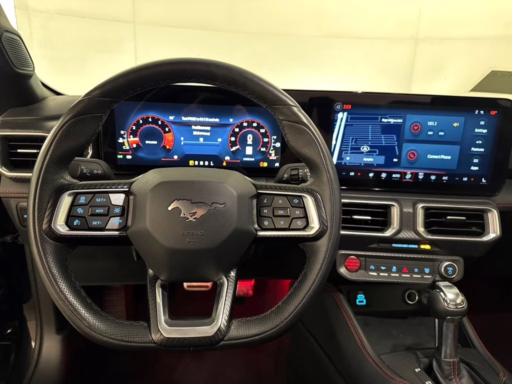 2025 Shadow Black Ford Mustang EcoBoost Premium RWD Coupe