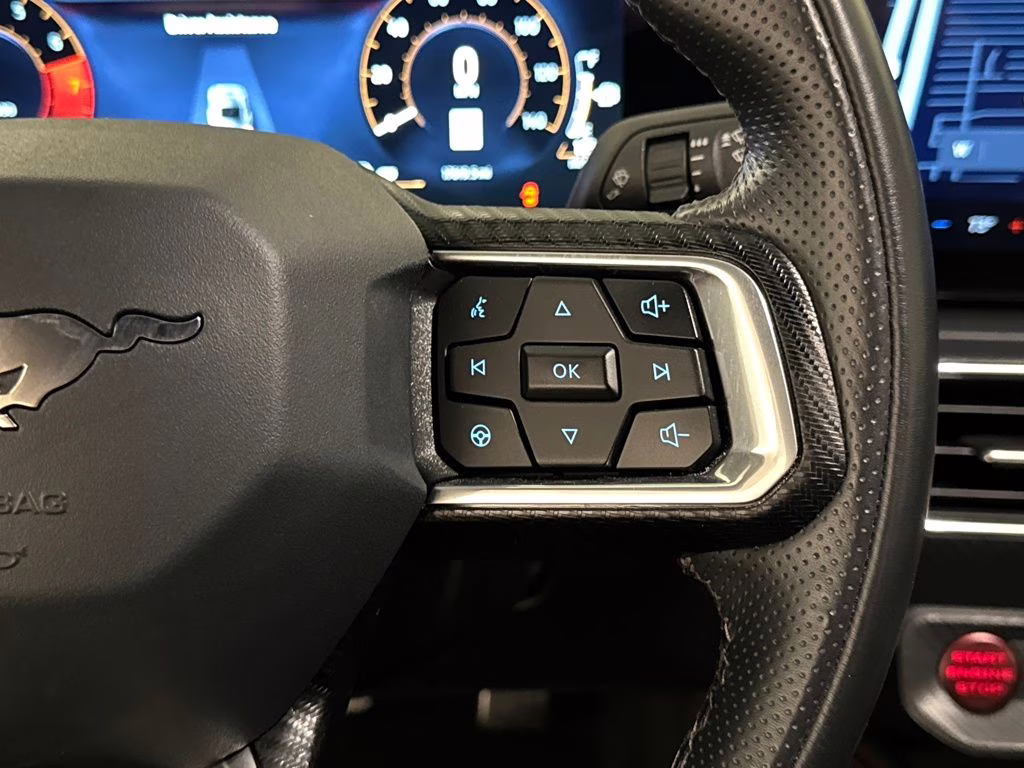 2025 Shadow Black Ford Mustang EcoBoost Premium RWD Coupe