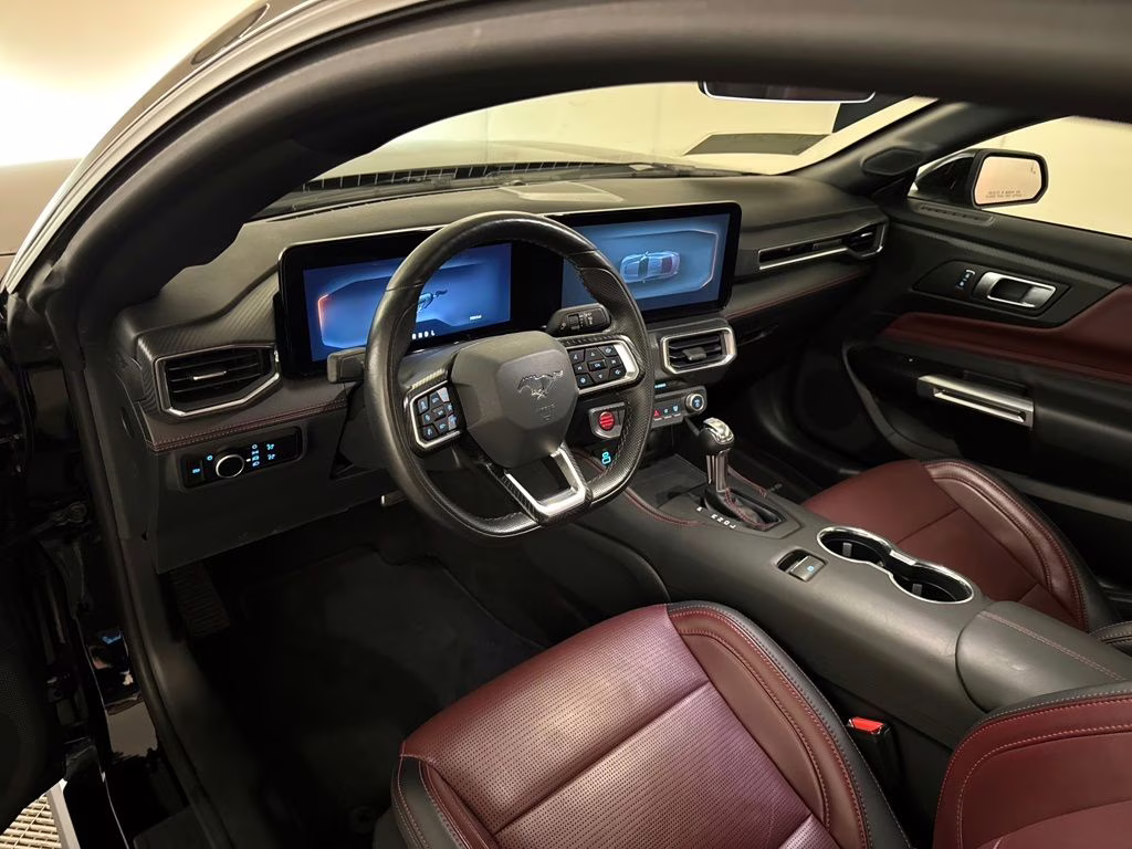 2025 Shadow Black Ford Mustang EcoBoost Premium RWD Coupe