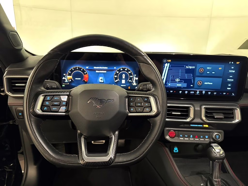 2025 Shadow Black Ford Mustang EcoBoost Premium RWD Coupe