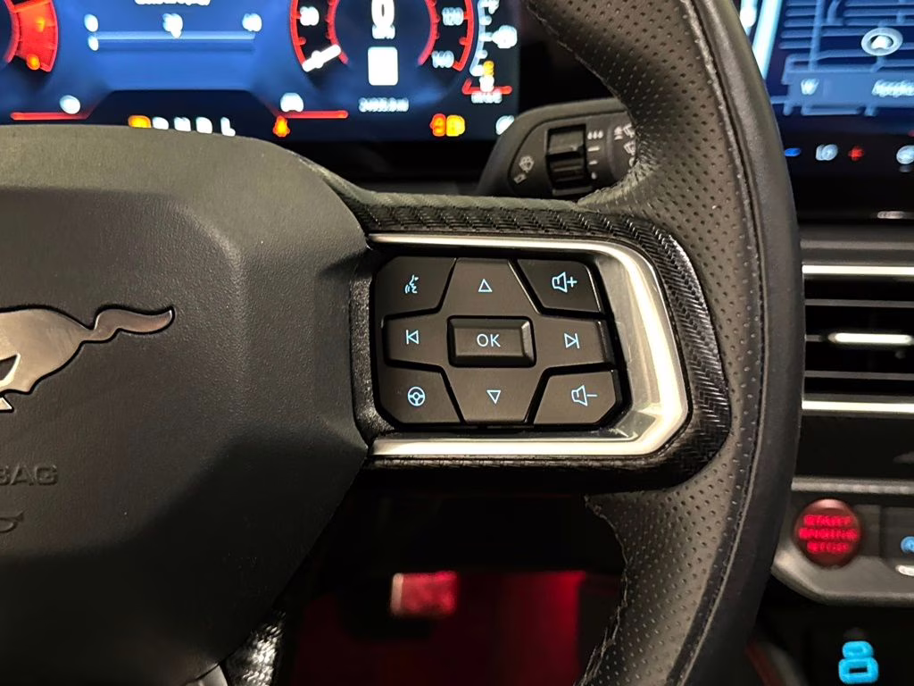 2025 Shadow Black Ford Mustang EcoBoost Premium RWD Coupe