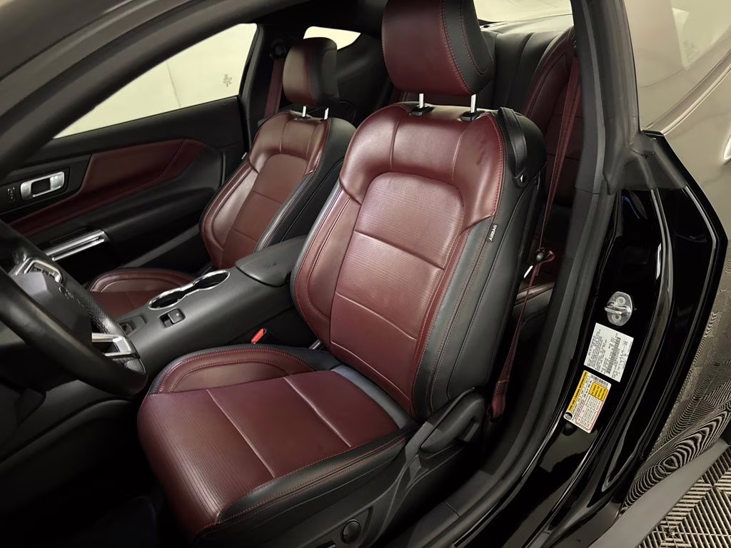 2025 Shadow Black Ford Mustang EcoBoost Premium RWD Coupe