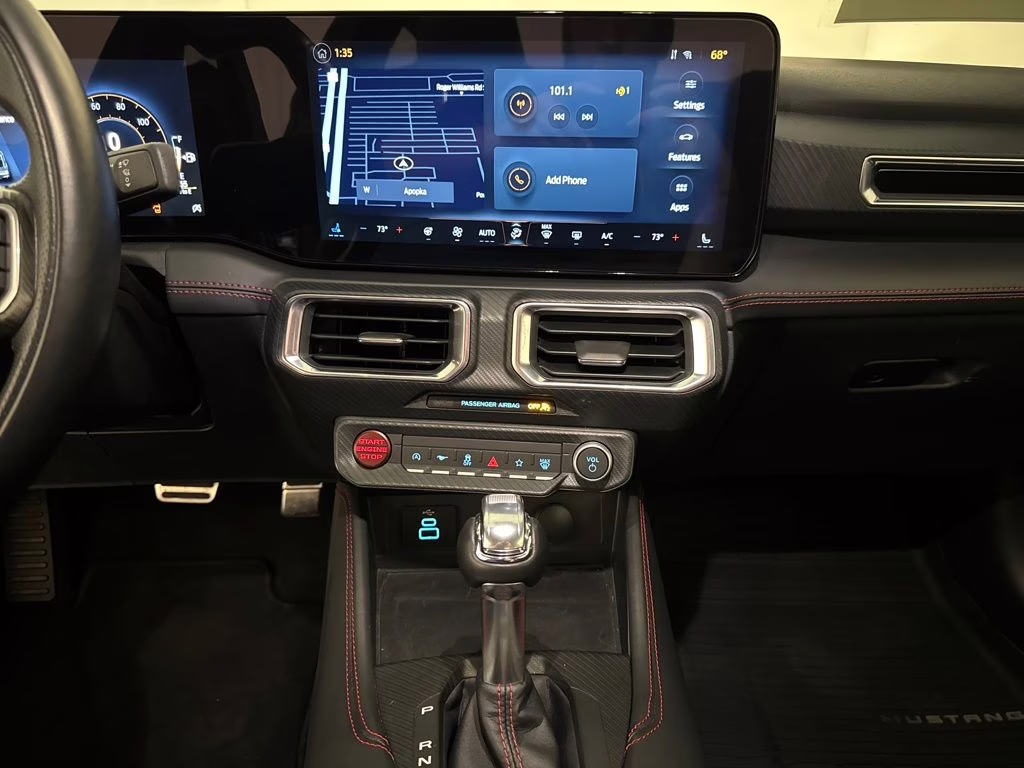 2025 Shadow Black Ford Mustang EcoBoost Premium RWD Coupe