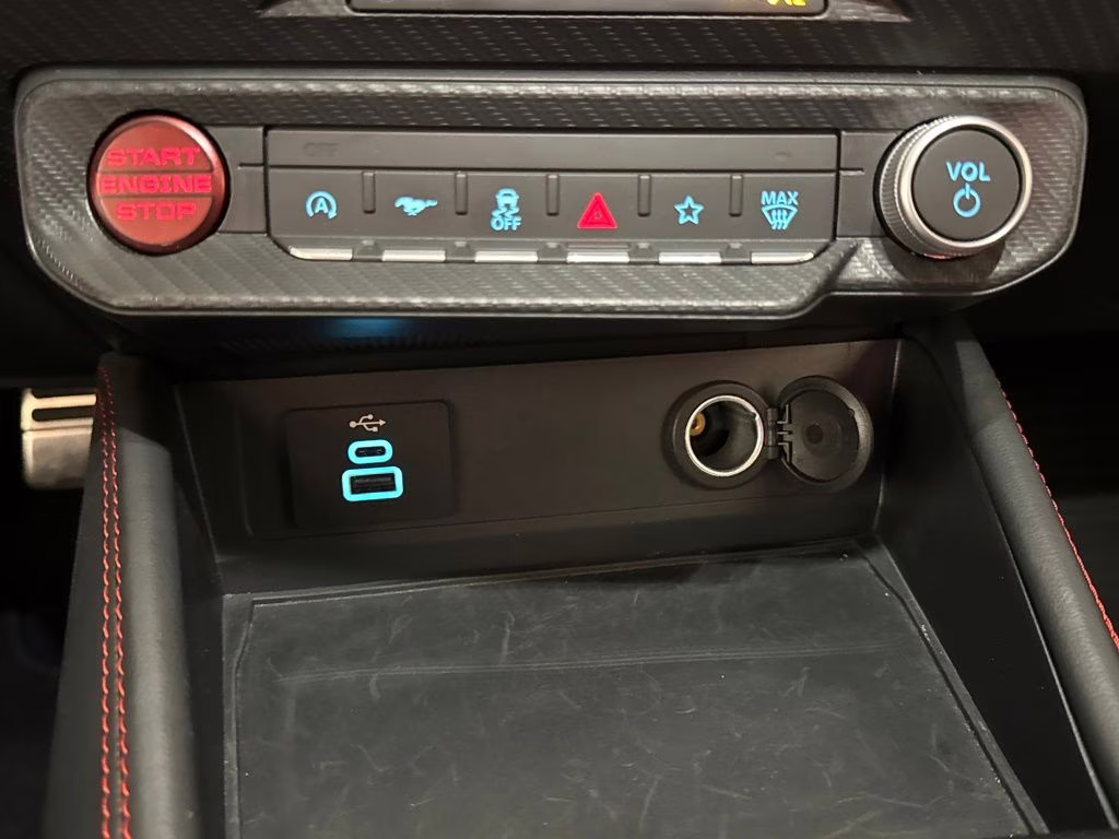 2025 Shadow Black Ford Mustang EcoBoost Premium RWD Coupe