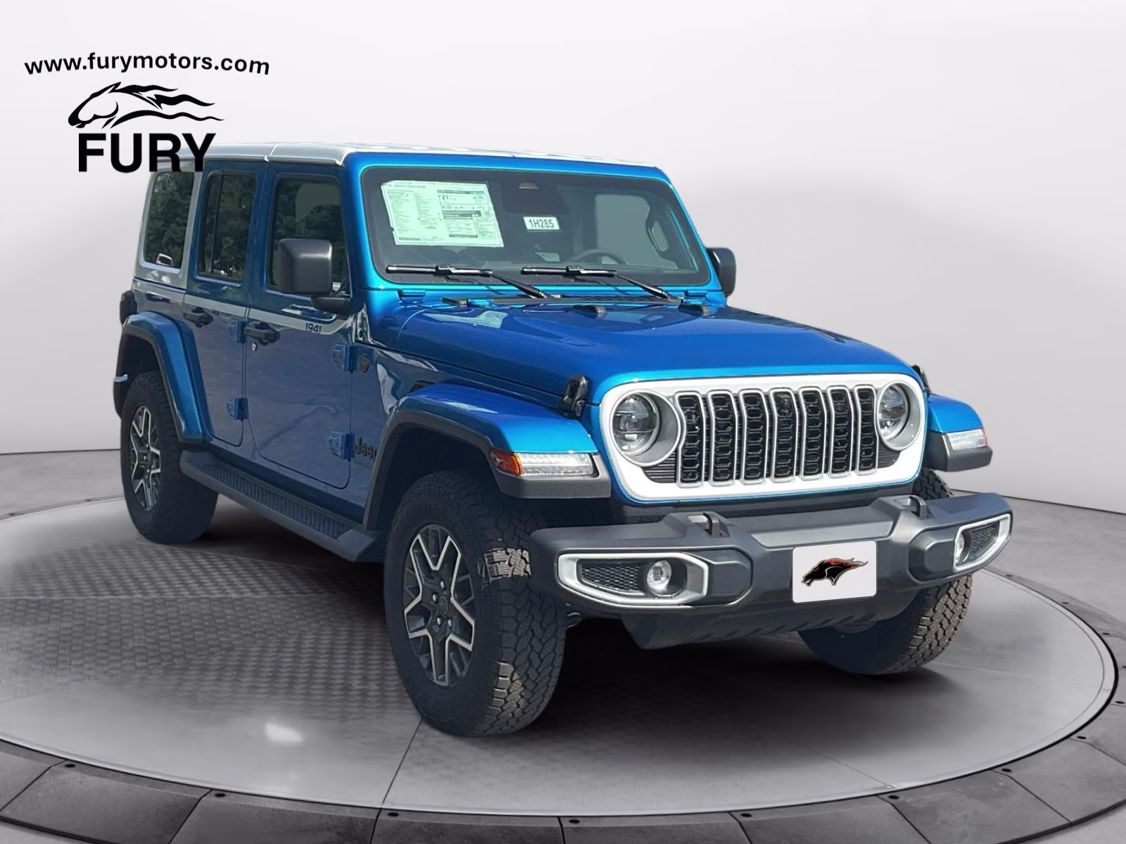 2026 Hydro Blue Pearl Coat Jeep Wrangler Sahara 4X4 SUV