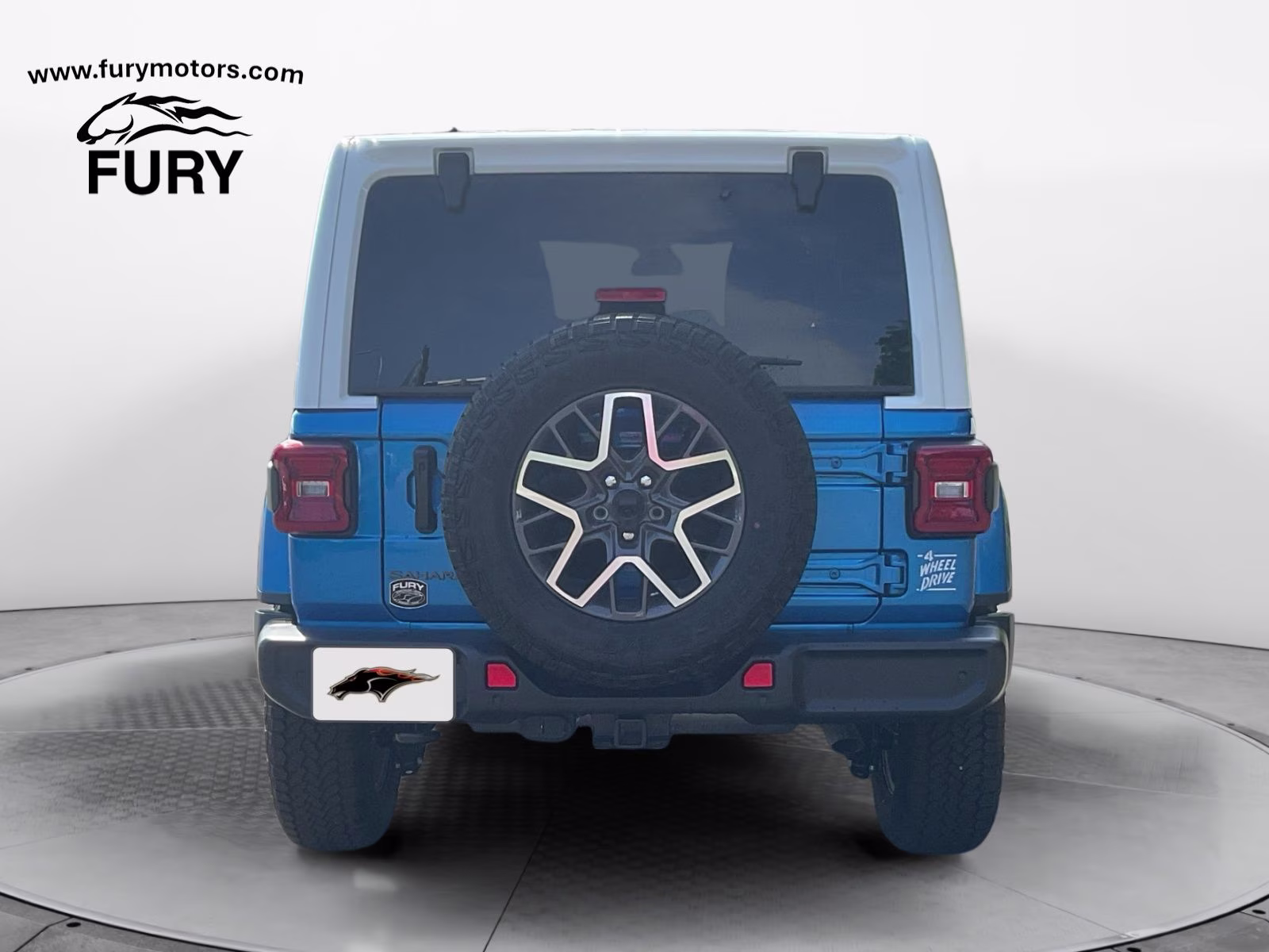 2026 Hydro Blue Pearl Coat Jeep Wrangler Sahara 4X4 SUV
