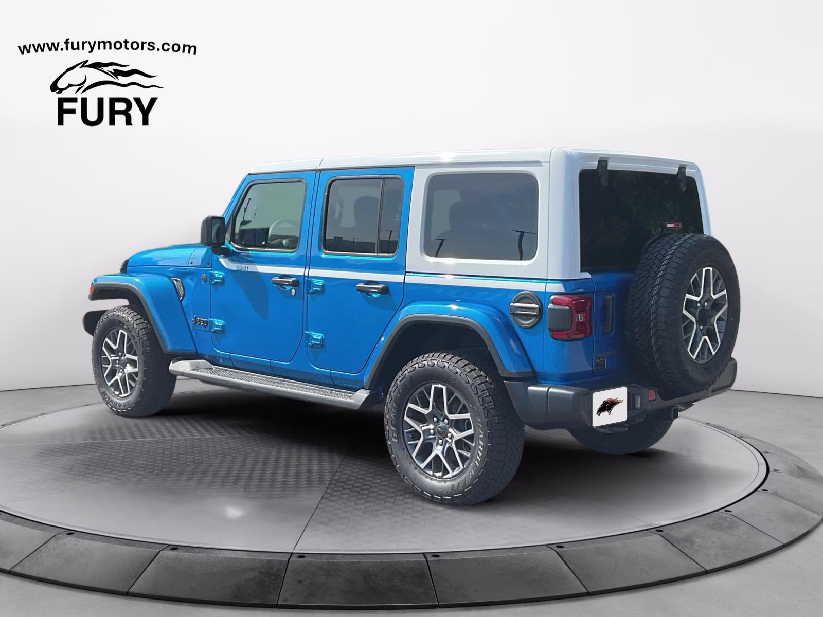 2026 Hydro Blue Pearl Coat Jeep Wrangler Sahara 4X4 SUV