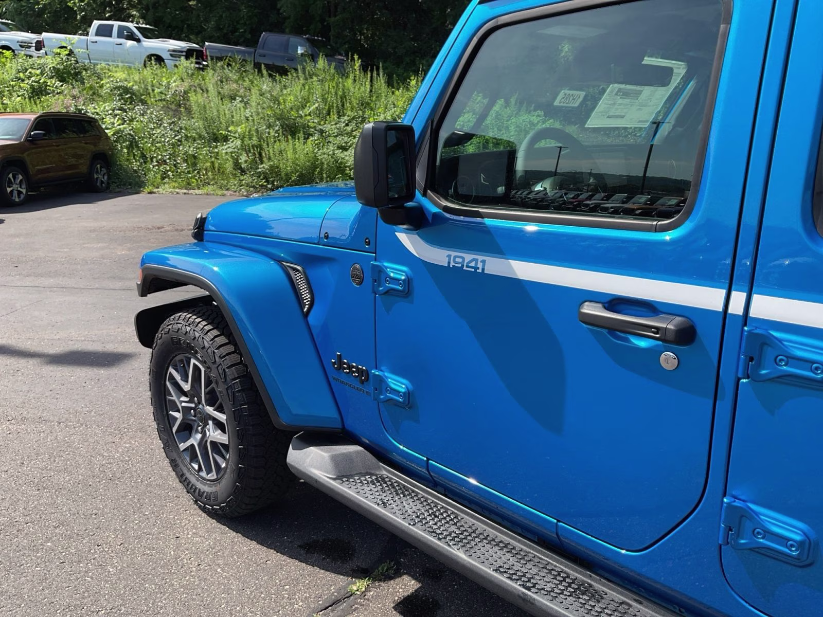 2026 Hydro Blue Pearl Coat Jeep Wrangler Sahara 4X4 SUV