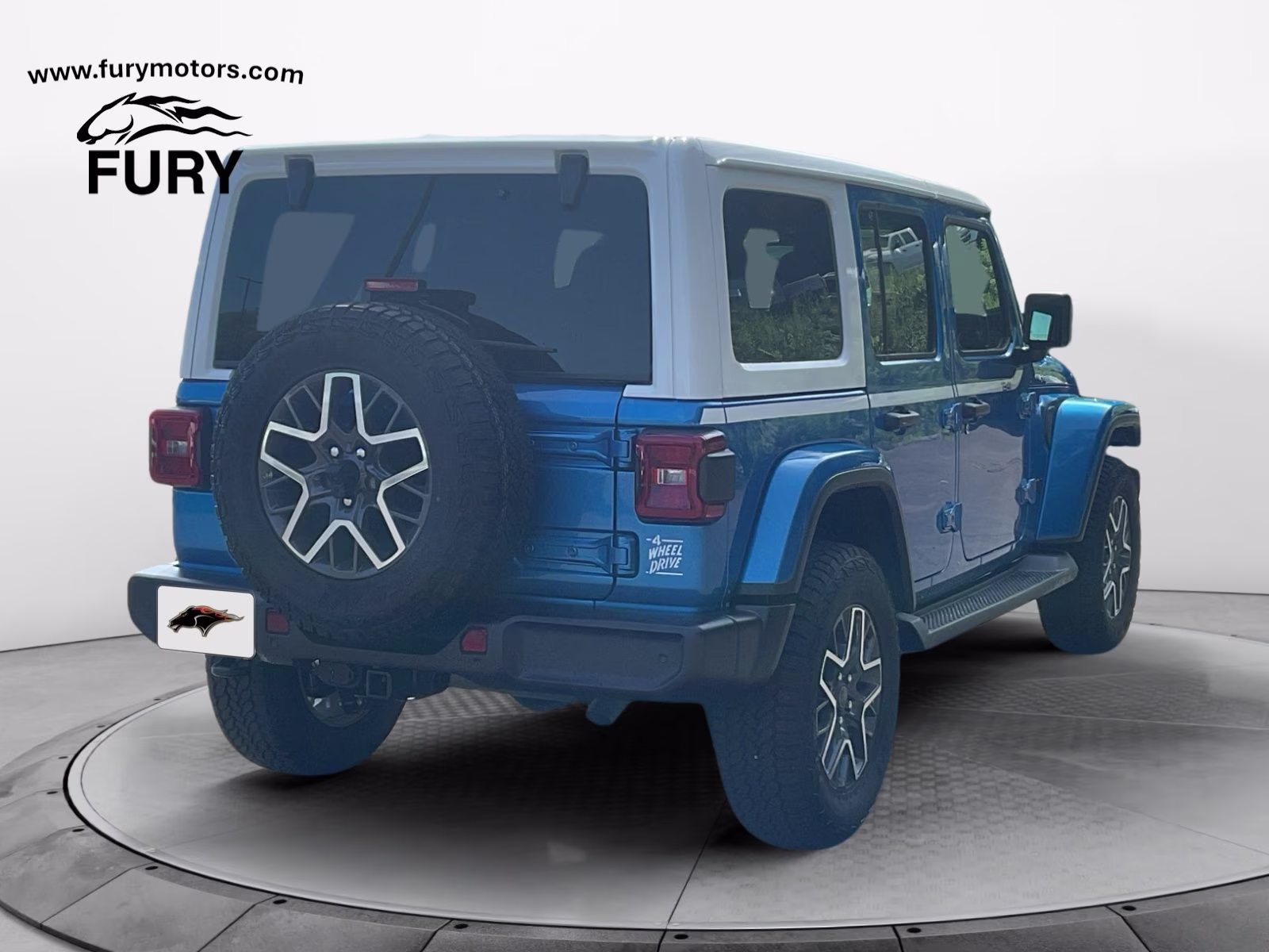 2026 Hydro Blue Pearl Coat Jeep Wrangler Sahara 4X4 SUV