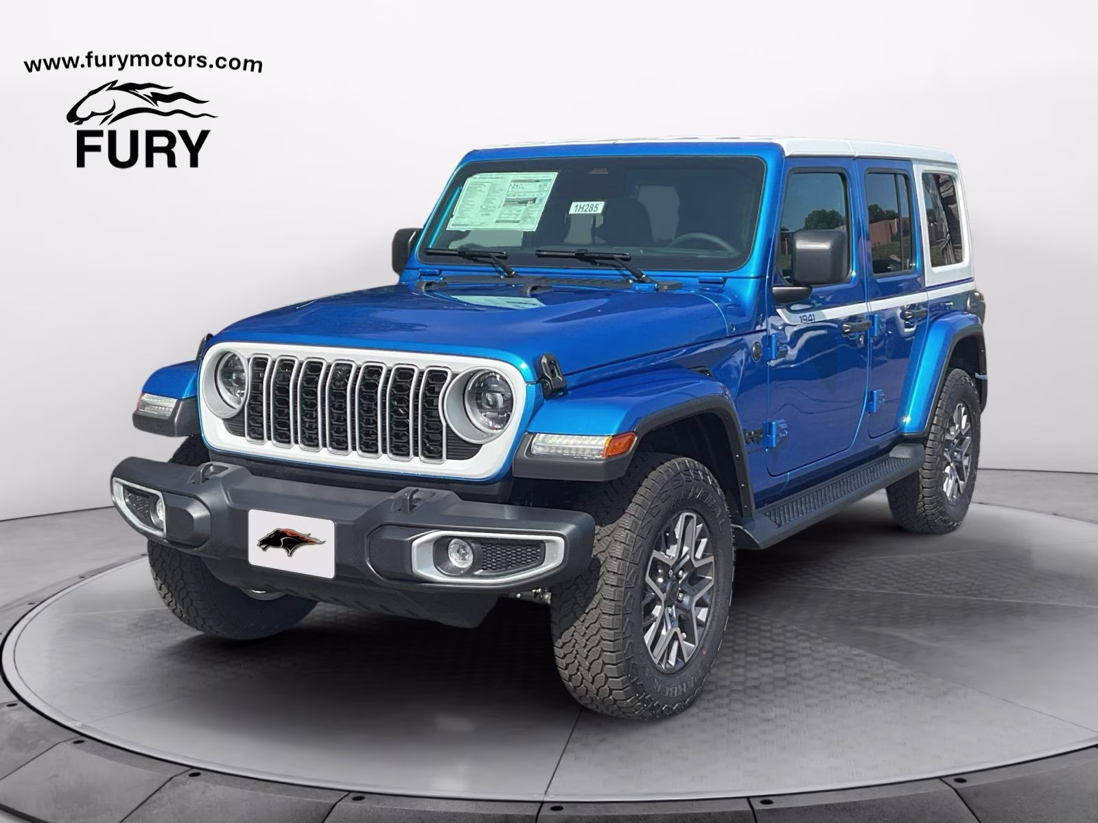 2026 Hydro Blue Pearl Coat Jeep Wrangler Sahara 4X4 SUV