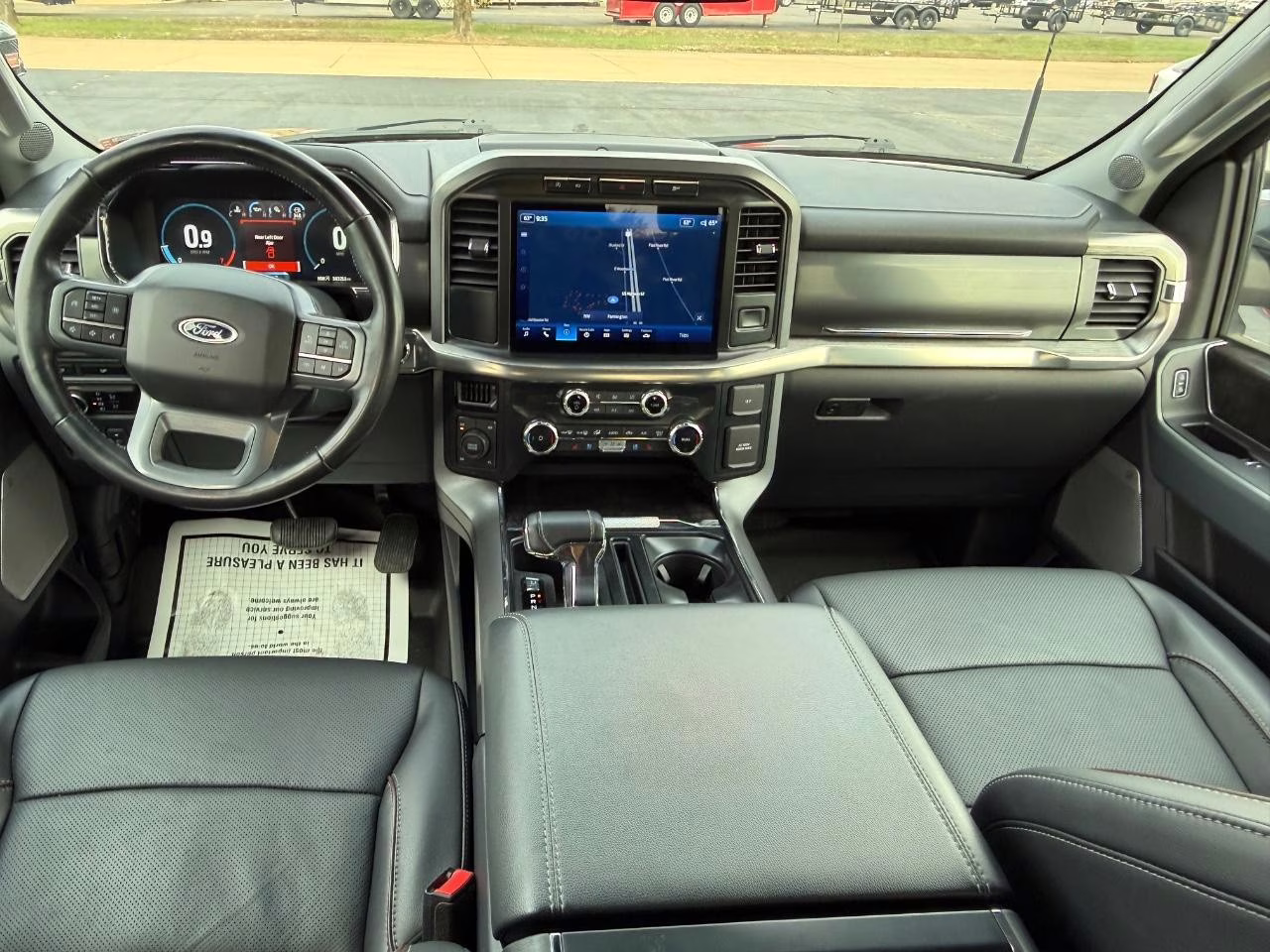 2023 Hot Pepper Red Metallic Tinted Clearcoat Ford F-150 Lariat 4X4 Truck