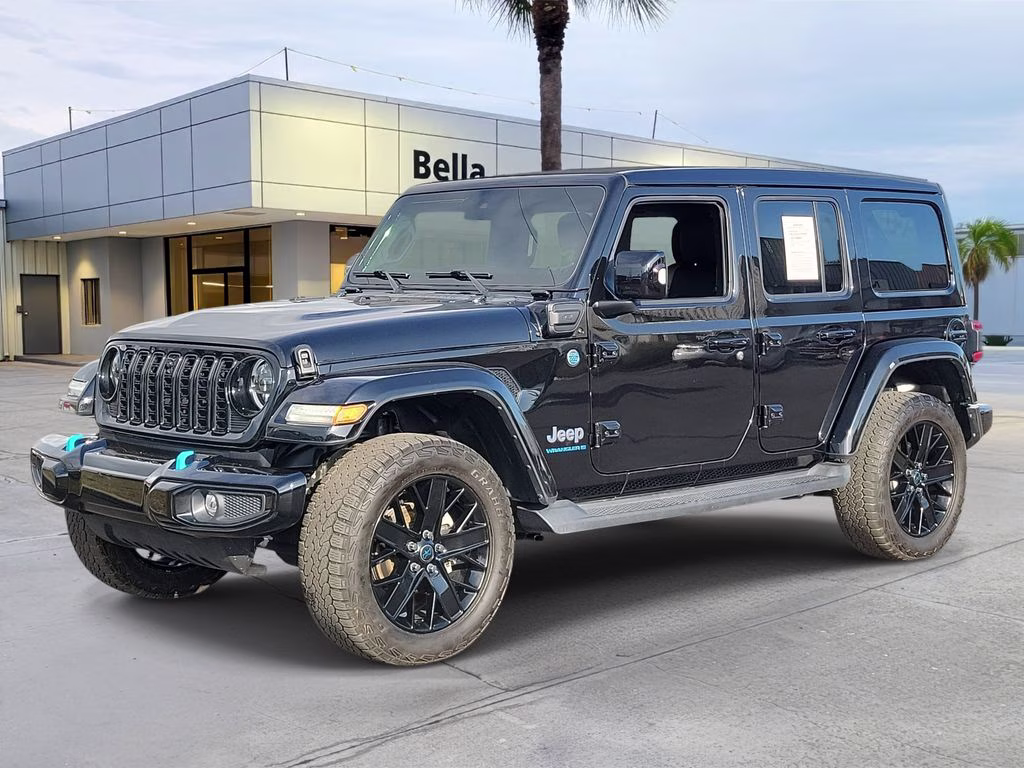 2024 Black Clearcoat Jeep Wrangler High Altitude 4xe 4X4 SUV