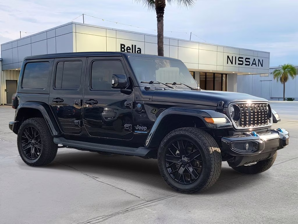 2024 Black Clearcoat Jeep Wrangler High Altitude 4xe 4X4 SUV