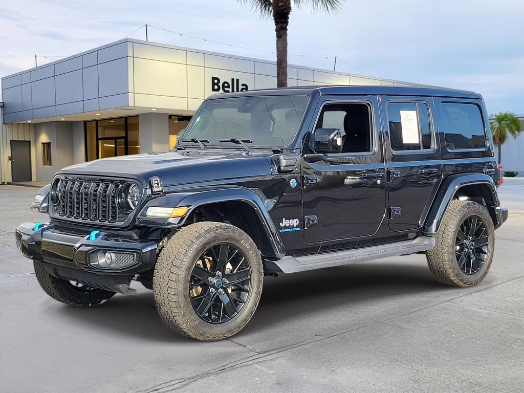 2024 Black Clearcoat Jeep Wrangler High Altitude 4xe 4X4 SUV