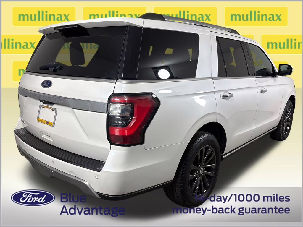 2019 White Platinum Clearcoat Metallic Ford Expedition Limited RWD SUV