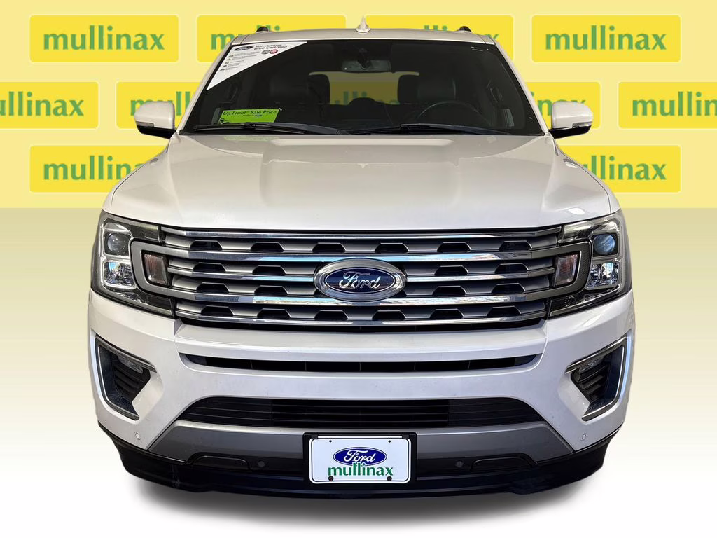 2019 White Platinum Clearcoat Metallic Ford Expedition Limited RWD SUV